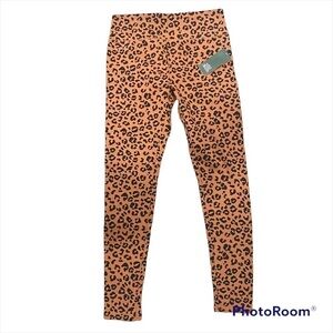 Wild Fablem Women's High-Waisted Classic Leggings Leopard Brown Size XS NWT